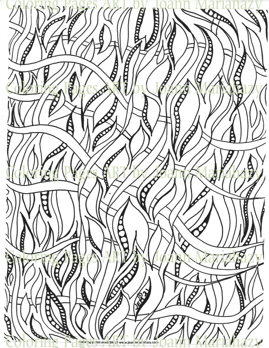 Kelp - Individual Hand Drawn Coloring Page